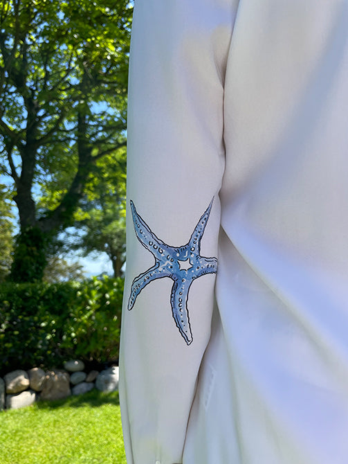 Seidenbluse "Seepferdchen"