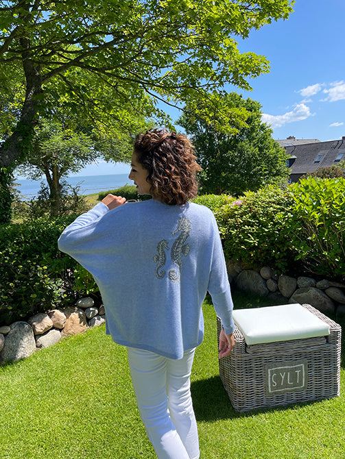 Kaschmirpullover "Seepferdchen"
