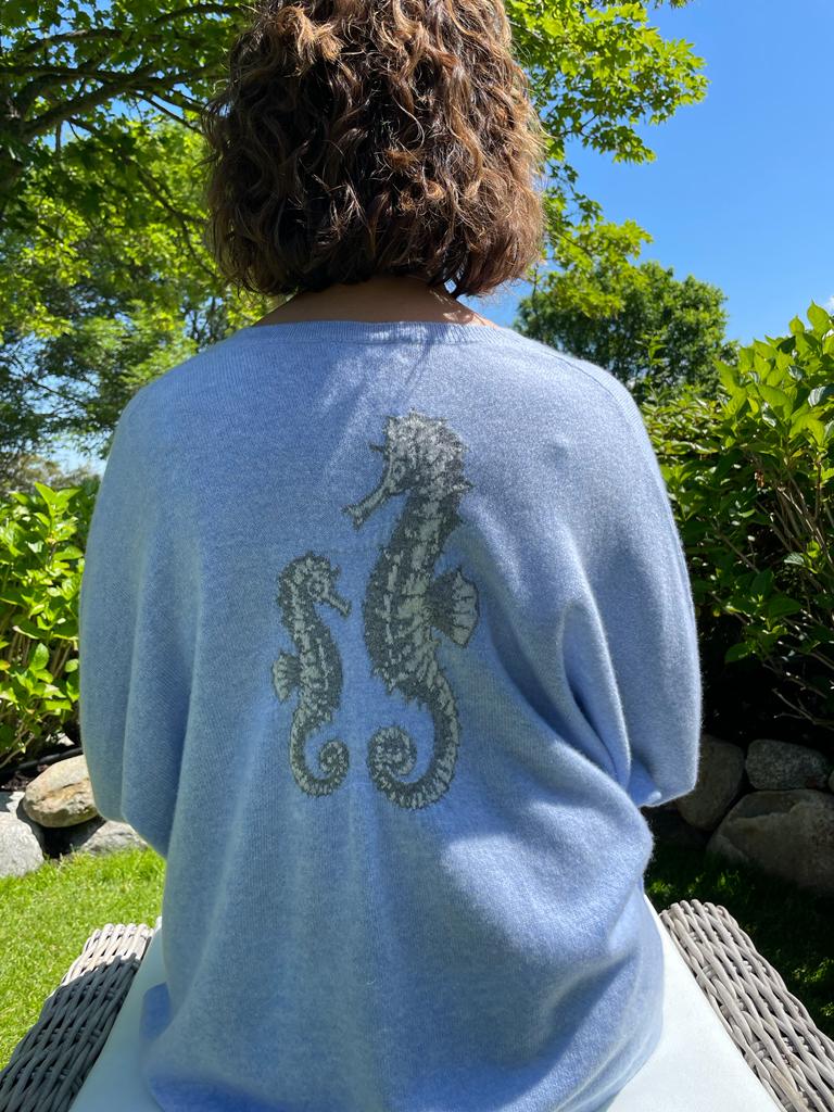 Kaschmirpullover "Seepferdchen"