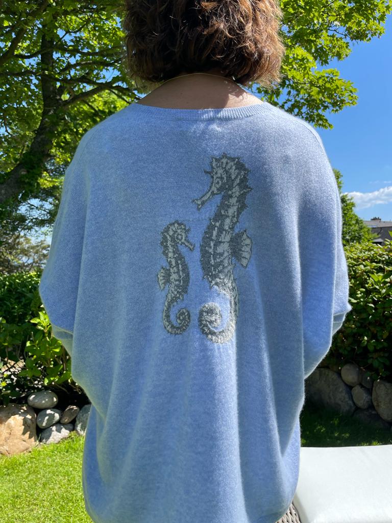 Kaschmirpullover "Seepferdchen"