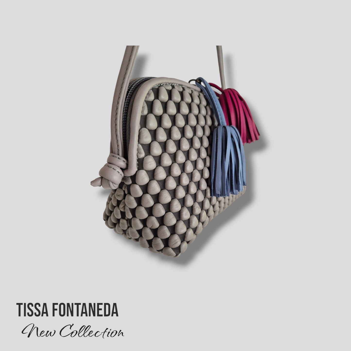 Tasche Gizmo "Small - Happy Beach" - Taupe