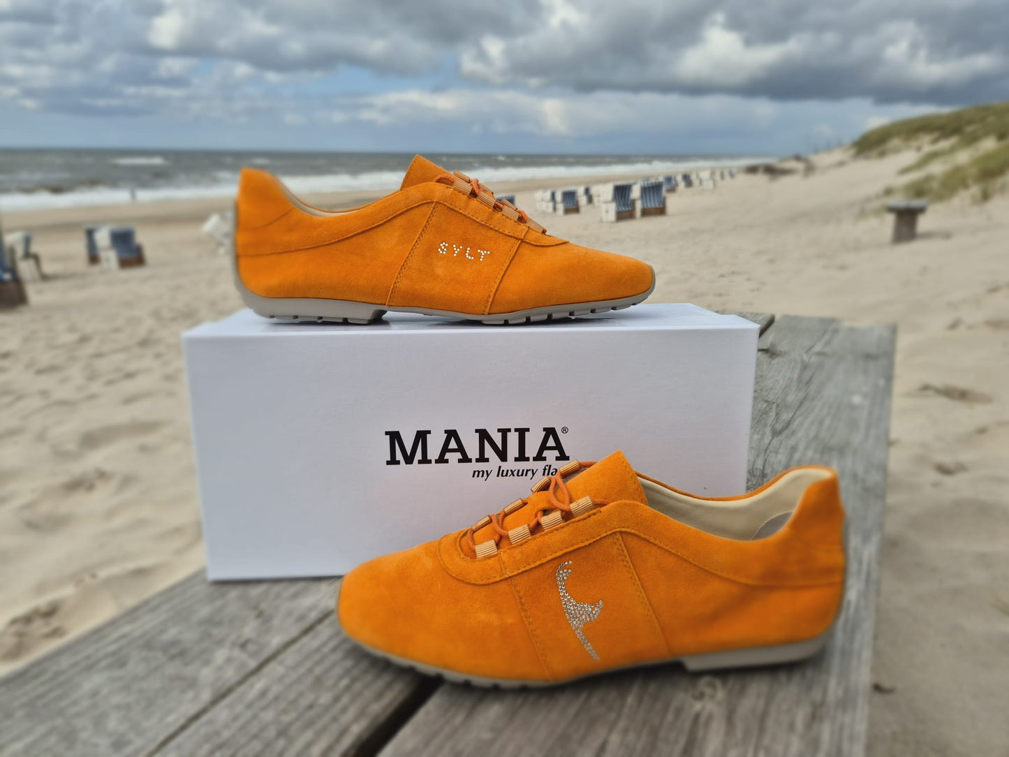 Soft Sneakers "Sylt" - Orange